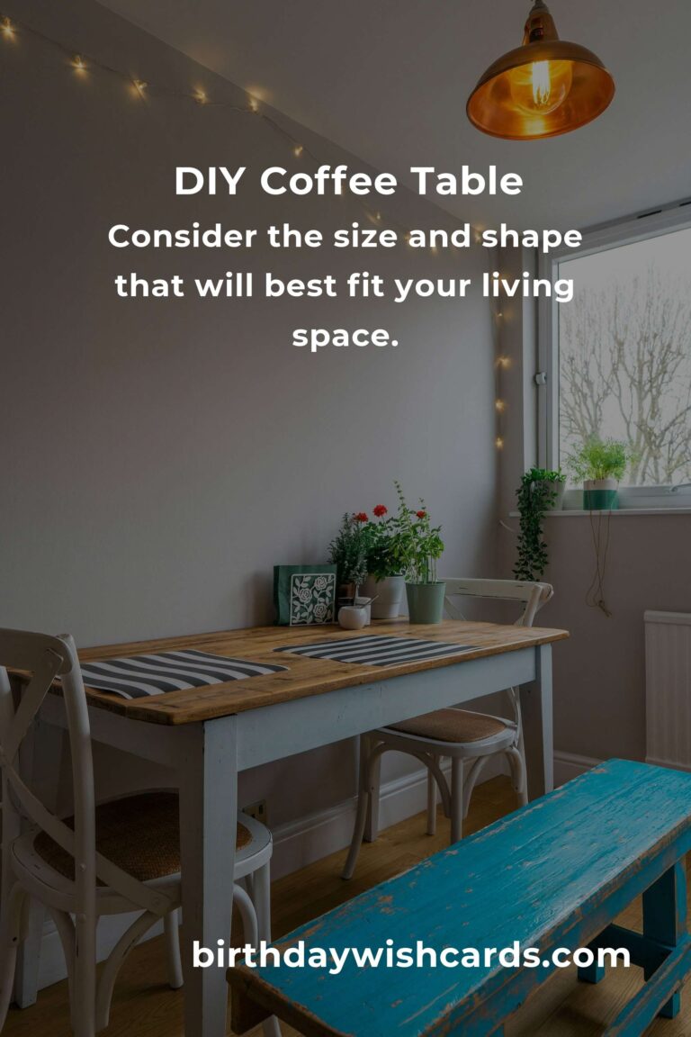 How to Build a Coffee Table on a Budget in Milan