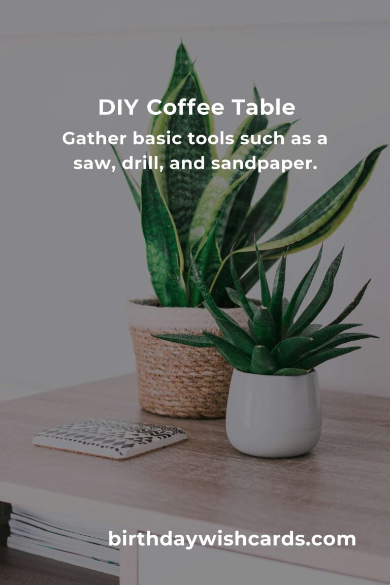 How to Build a Coffee Table on a Budget in Milan