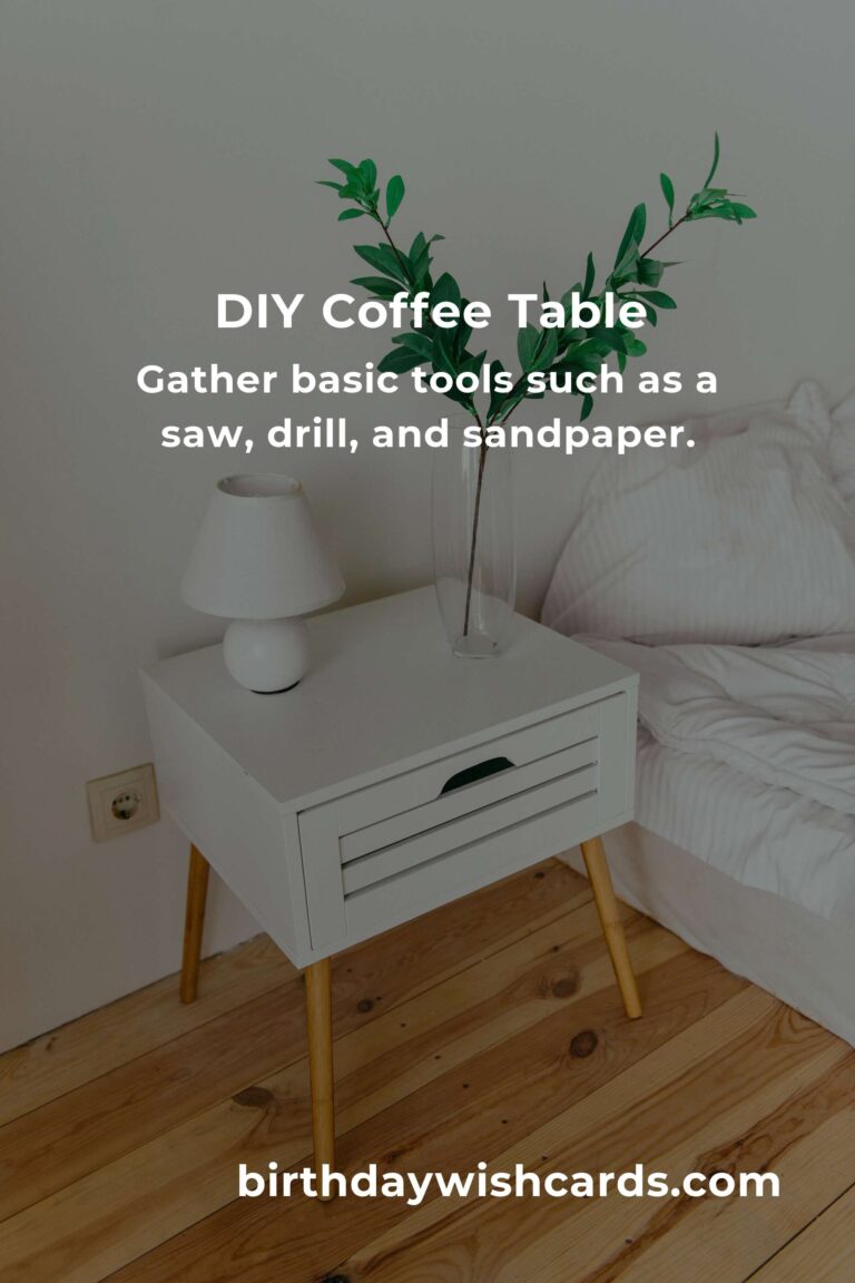 How to Build a Coffee Table on a Budget in Milan