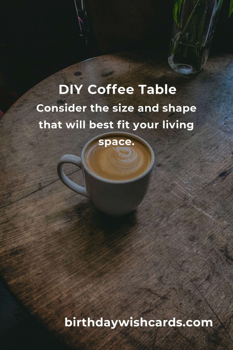 How to Build a Coffee Table on a Budget in Milan
