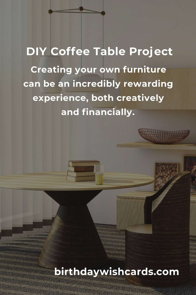 How to Build a Coffee Table on a Budget in Quito
