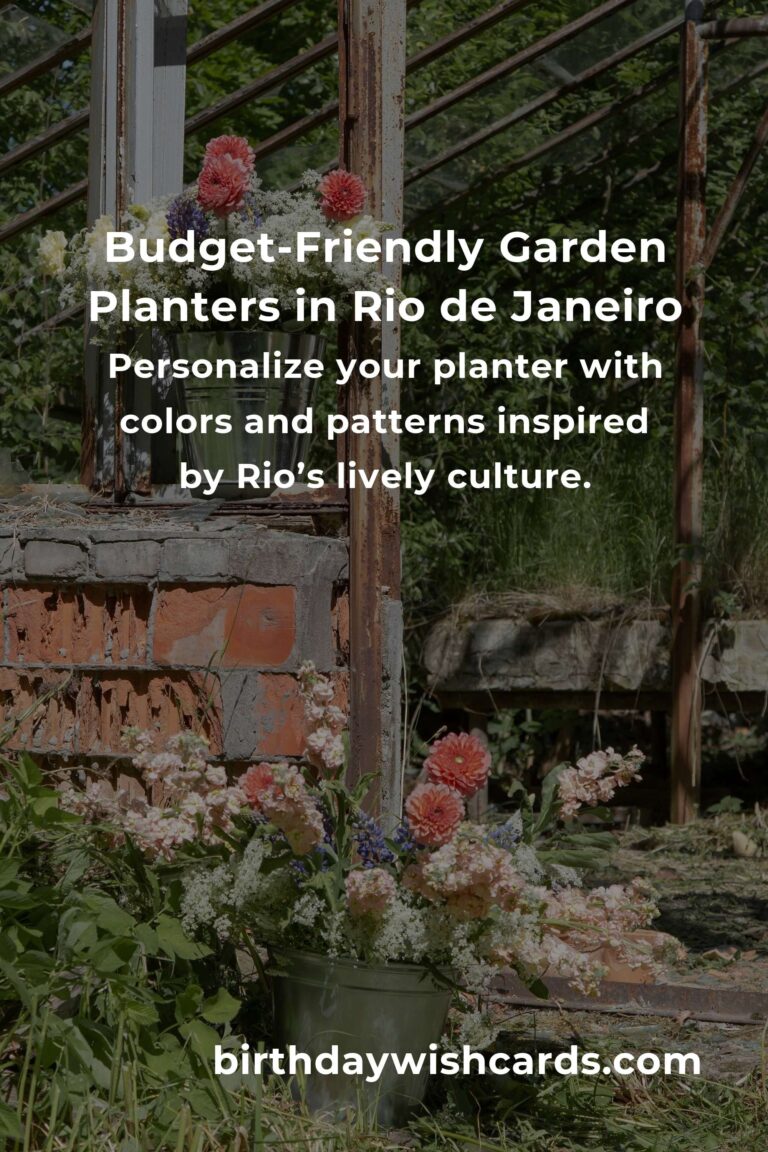 How to Build a Garden Planter on a Budget in Rio de Janeiro: Transform Your Space Without Breaking the Bank