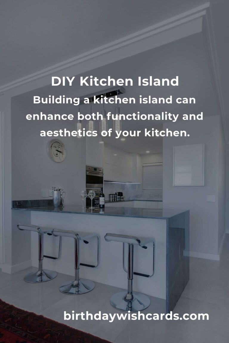 How to Build a Kitchen Island on a Budget in Jerusalem