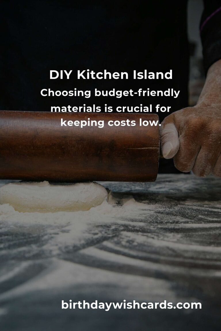 How to Build a Kitchen Island on a Budget in Jerusalem