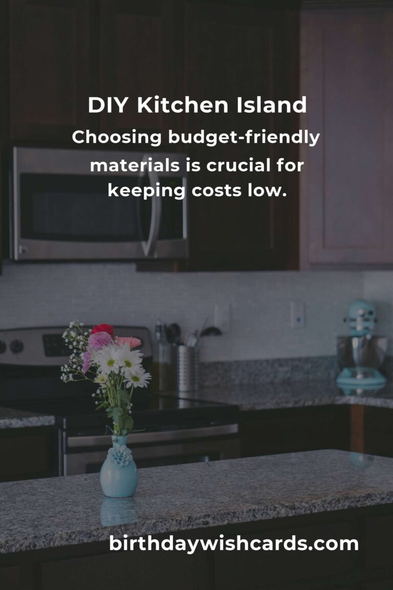 How to Build a Kitchen Island on a Budget in Jerusalem