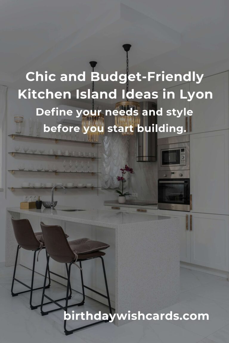How to Build a Kitchen Island on a Budget in Lyon: Create Your Dream Space Without Breaking the Bank