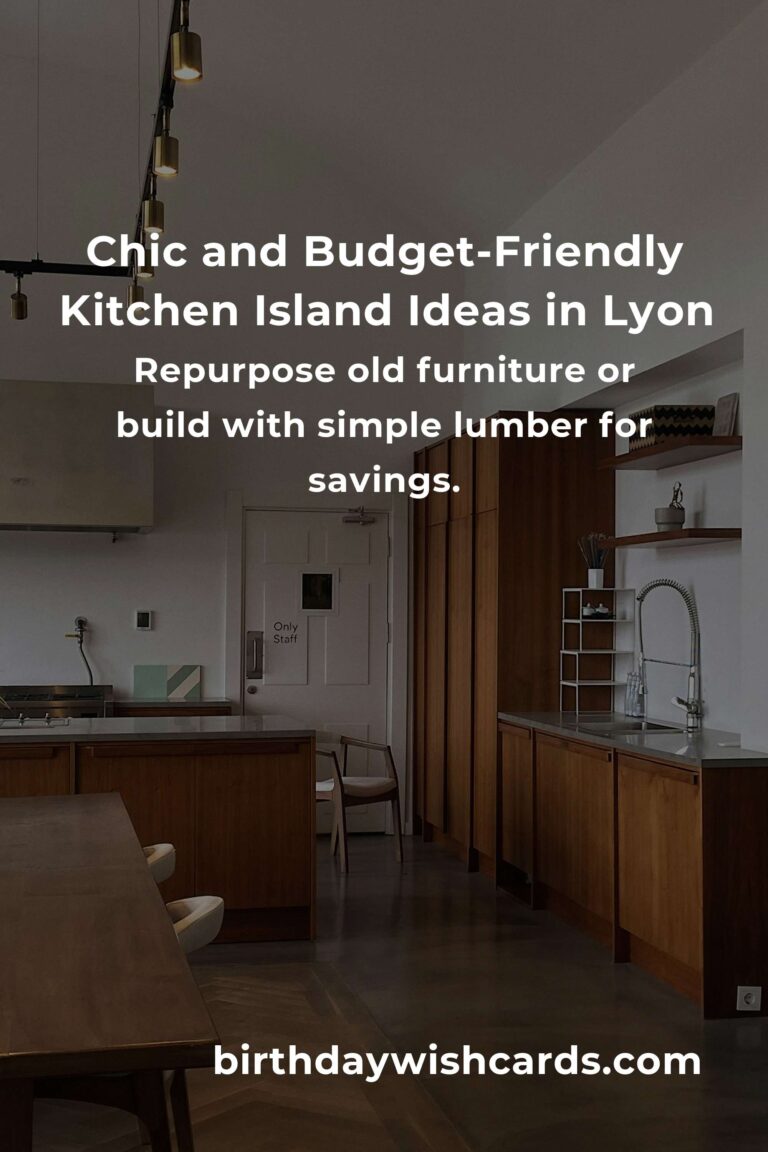 How to Build a Kitchen Island on a Budget in Lyon: Create Your Dream Space Without Breaking the Bank