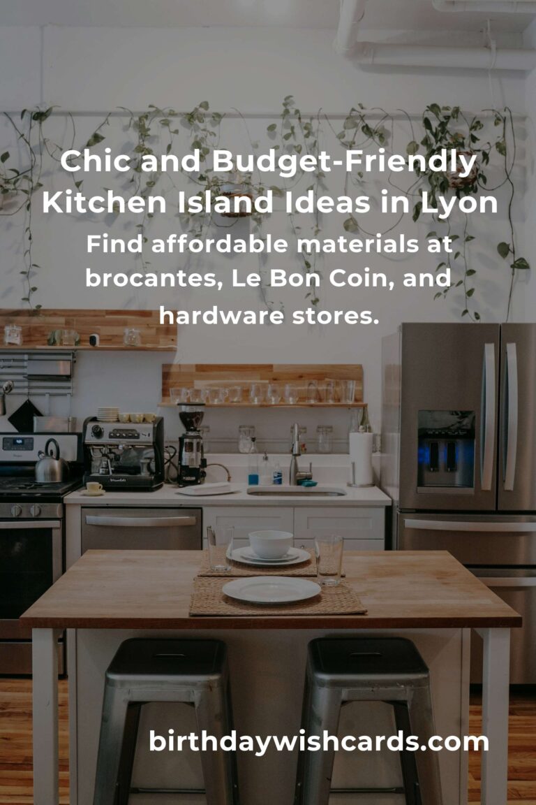 How to Build a Kitchen Island on a Budget in Lyon: Create Your Dream Space Without Breaking the Bank
