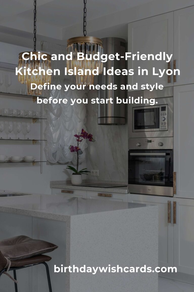 How to Build a Kitchen Island on a Budget in Lyon: Create Your Dream Space Without Breaking the Bank