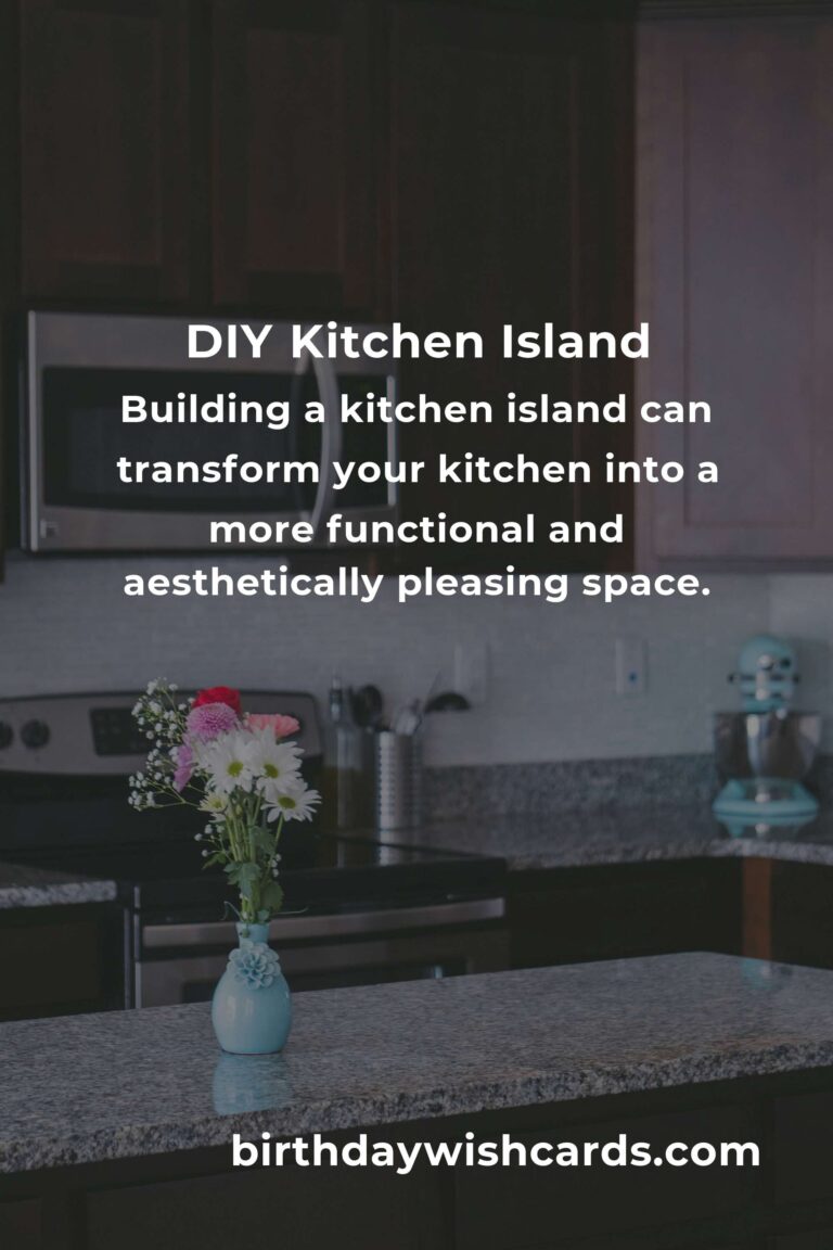 How to Build a Kitchen Island on a Budget in Nashville