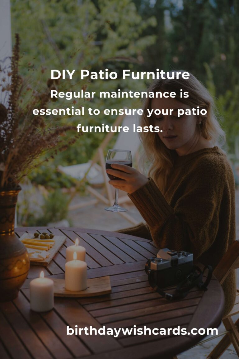 How to Build a Patio Furniture on a Budget in Nice