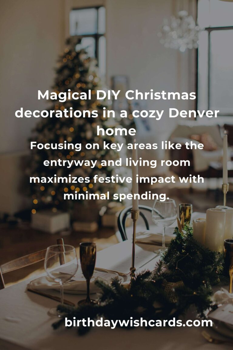 How to Create Magical Christmas Decorations on a Budget in Denver: Festive Joy Without Breaking the Bank
