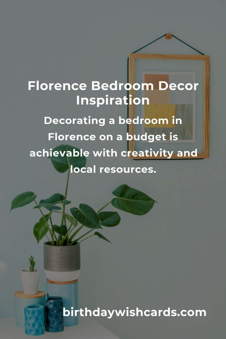 How to Create Stunning Bedroom Decor on a Budget in Florence