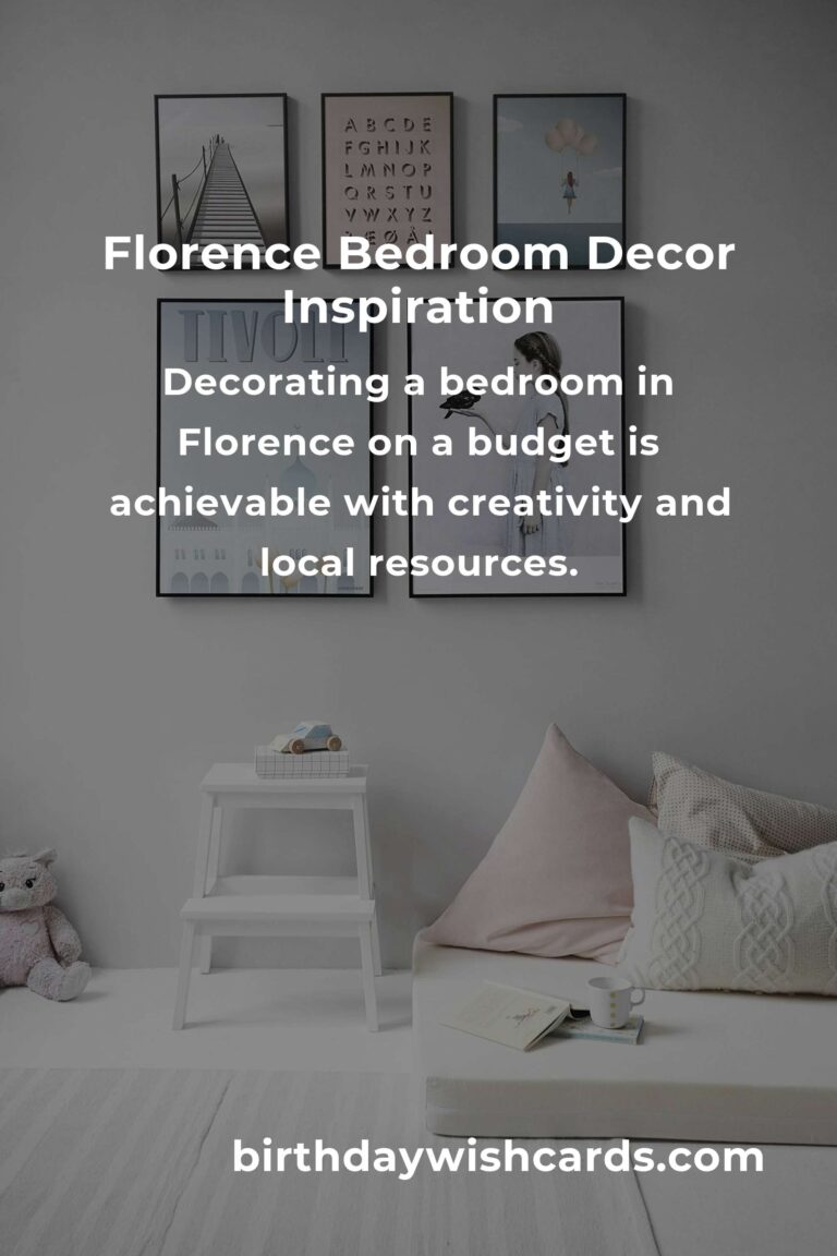 How to Create Stunning Bedroom Decor on a Budget in Florence