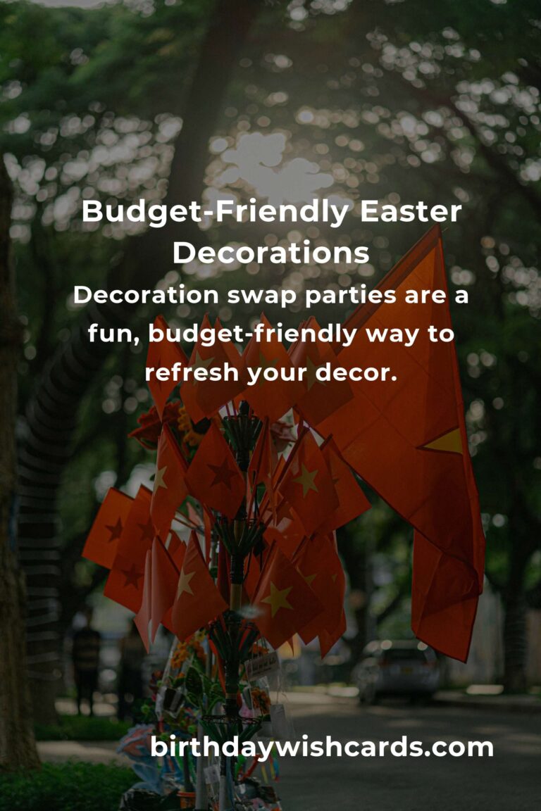 How to Create Stunning Easter Decorations on a Budget in Boston