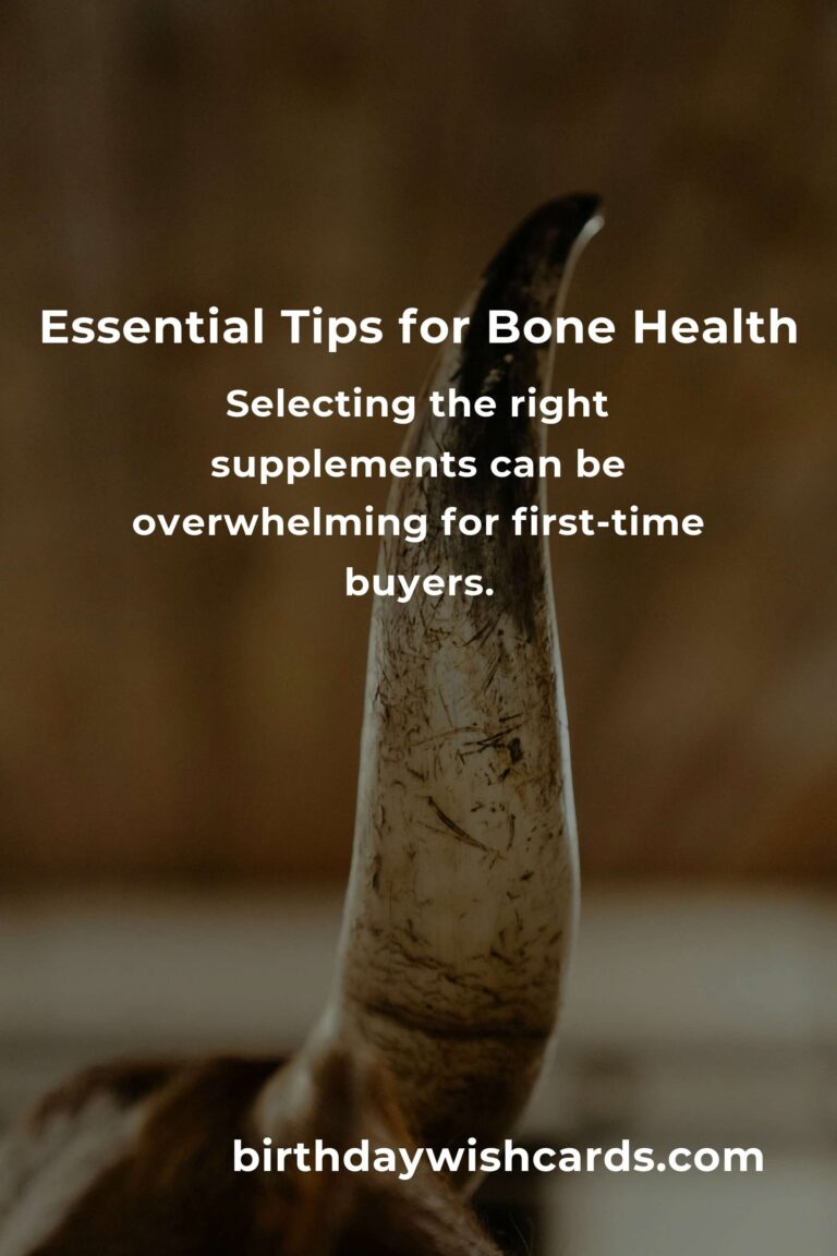 How to Improve Bone Health for First-Time Buyers