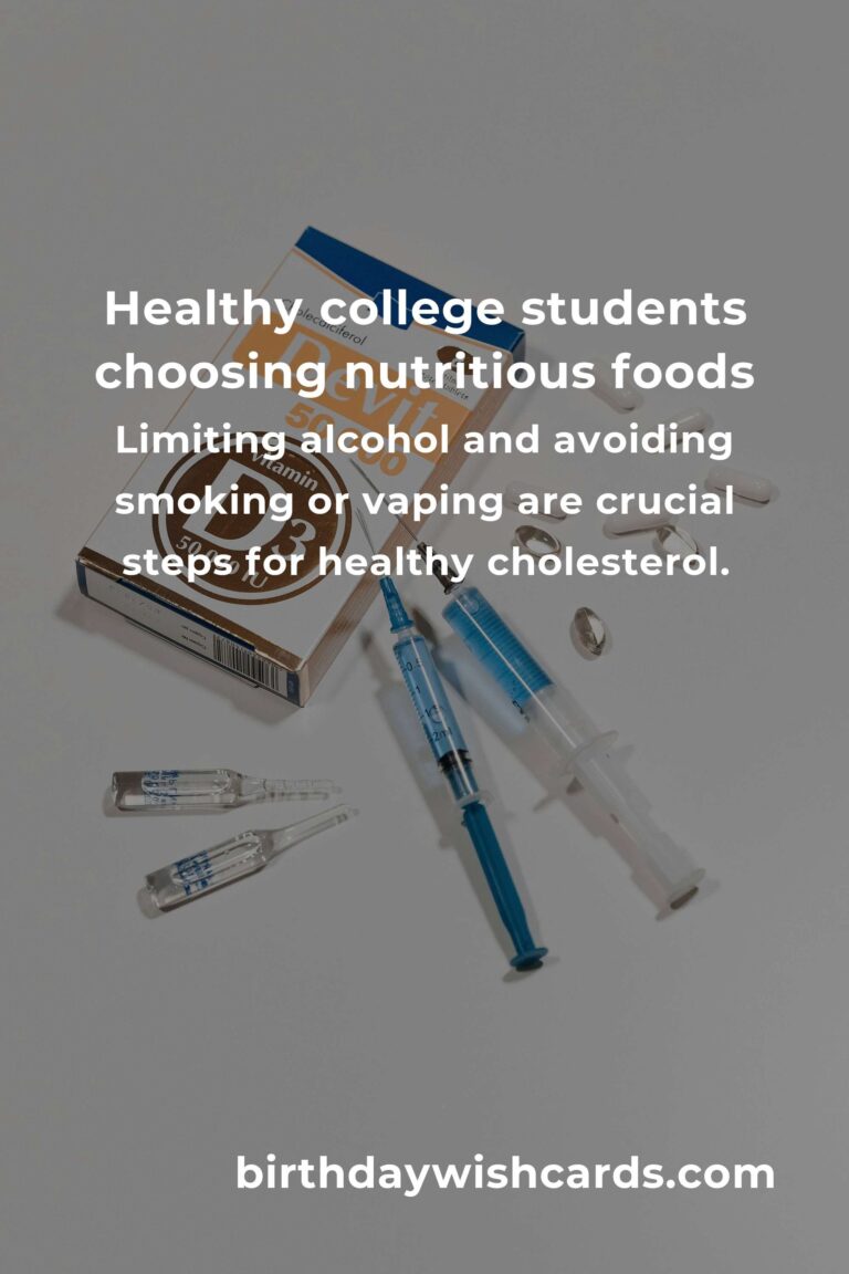 How to Improve Cholesterol for College Students: A Guide to Healthier Habits on Campus