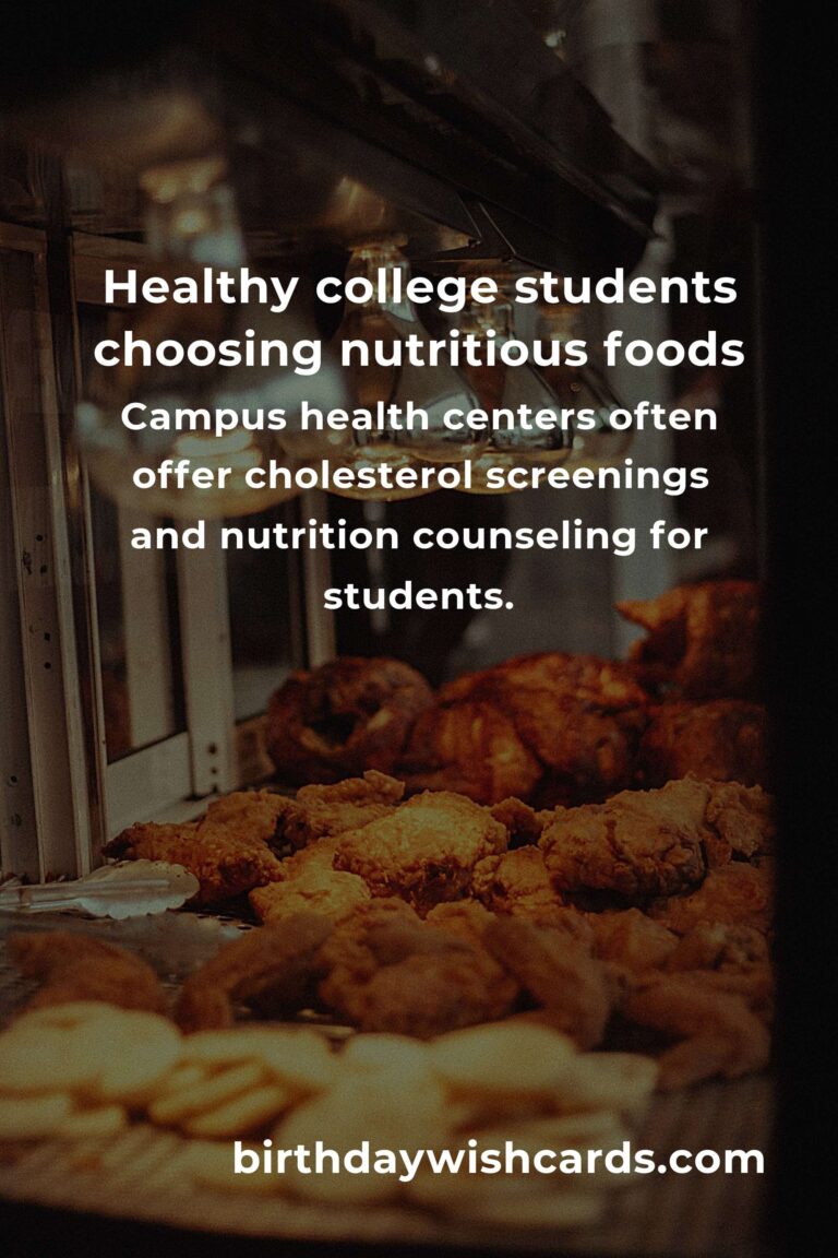 How to Improve Cholesterol for College Students: A Guide to Healthier Habits on Campus