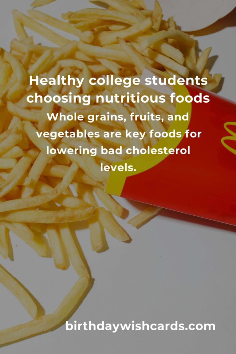 How to Improve Cholesterol for College Students: A Guide to Healthier Habits on Campus