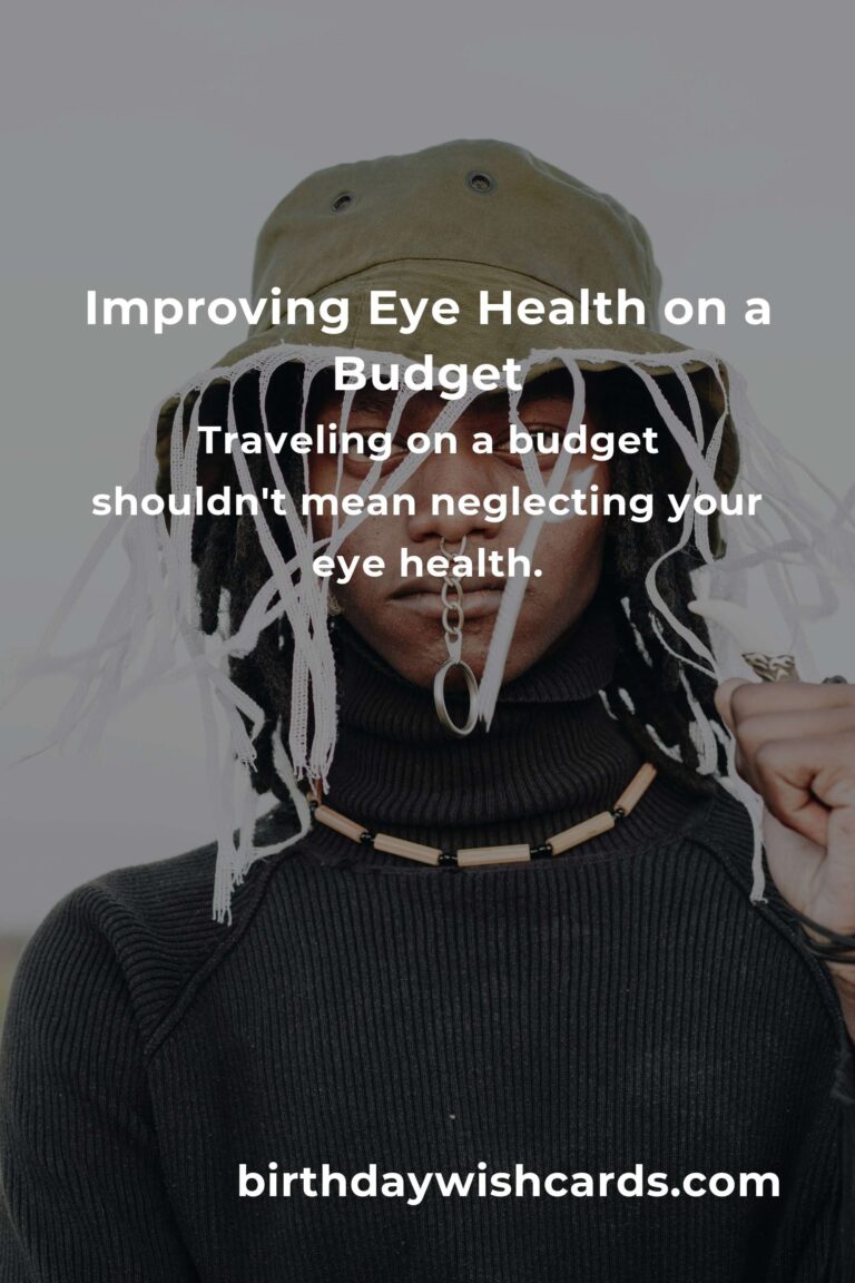 How to Improve Eye Health for Budget Travelers: Tips and Tricks