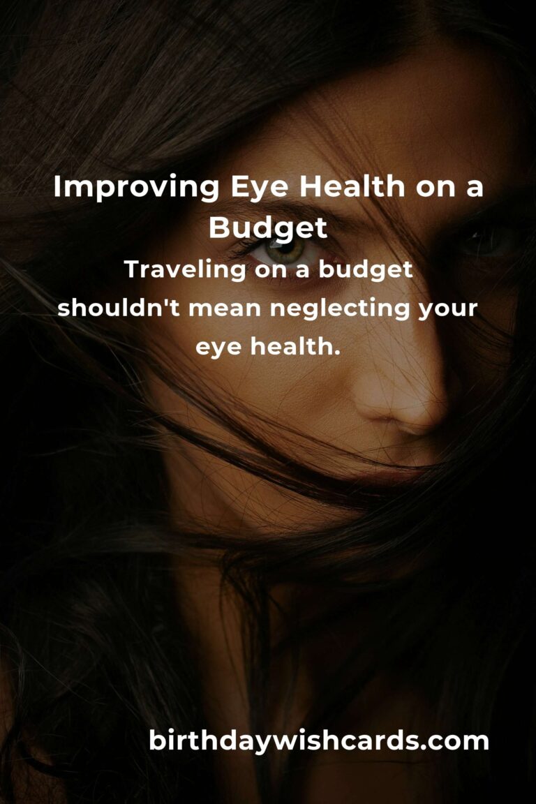 How to Improve Eye Health for Budget Travelers: Tips and Tricks
