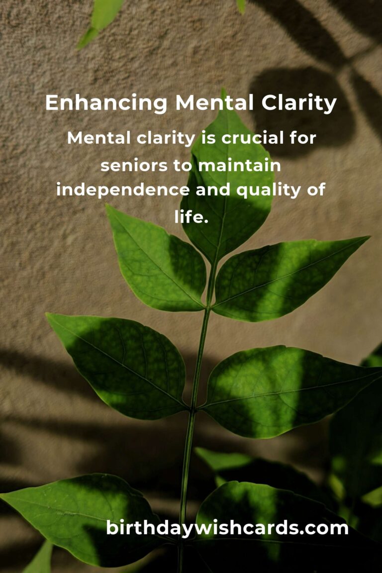 How to Improve Mental Clarity for Seniors: A Comprehensive Guide