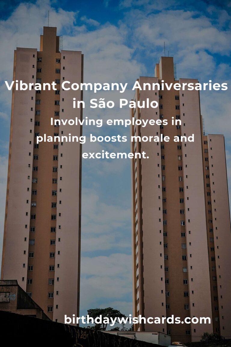 How to Plan an Unforgettable Company Anniversary in São Paulo: A Guide to Celebrating Success and Building Memories