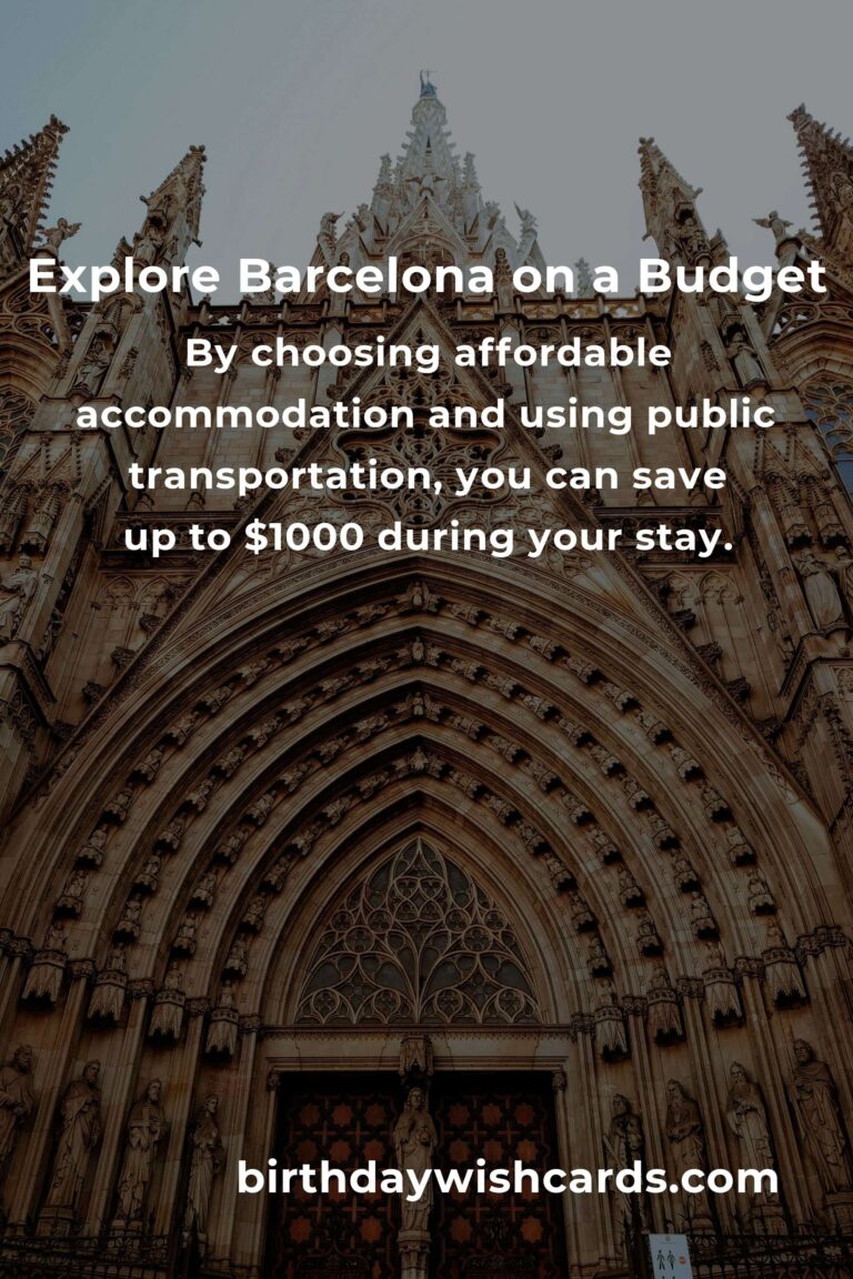 How to Save $1000 in Barcelona on a Tight Budget