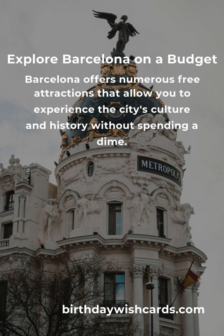 How to Save $1000 in Barcelona on a Tight Budget