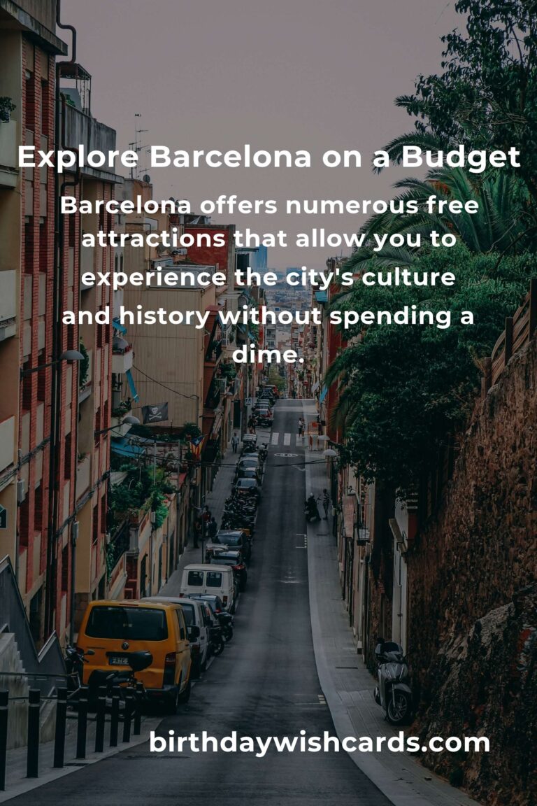 How to Save $1000 in Barcelona on a Tight Budget