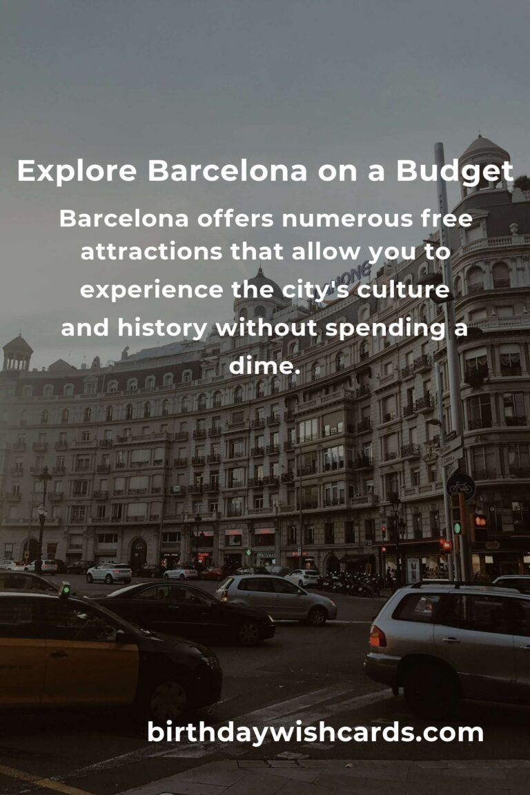 How to Save $1000 in Barcelona on a Tight Budget
