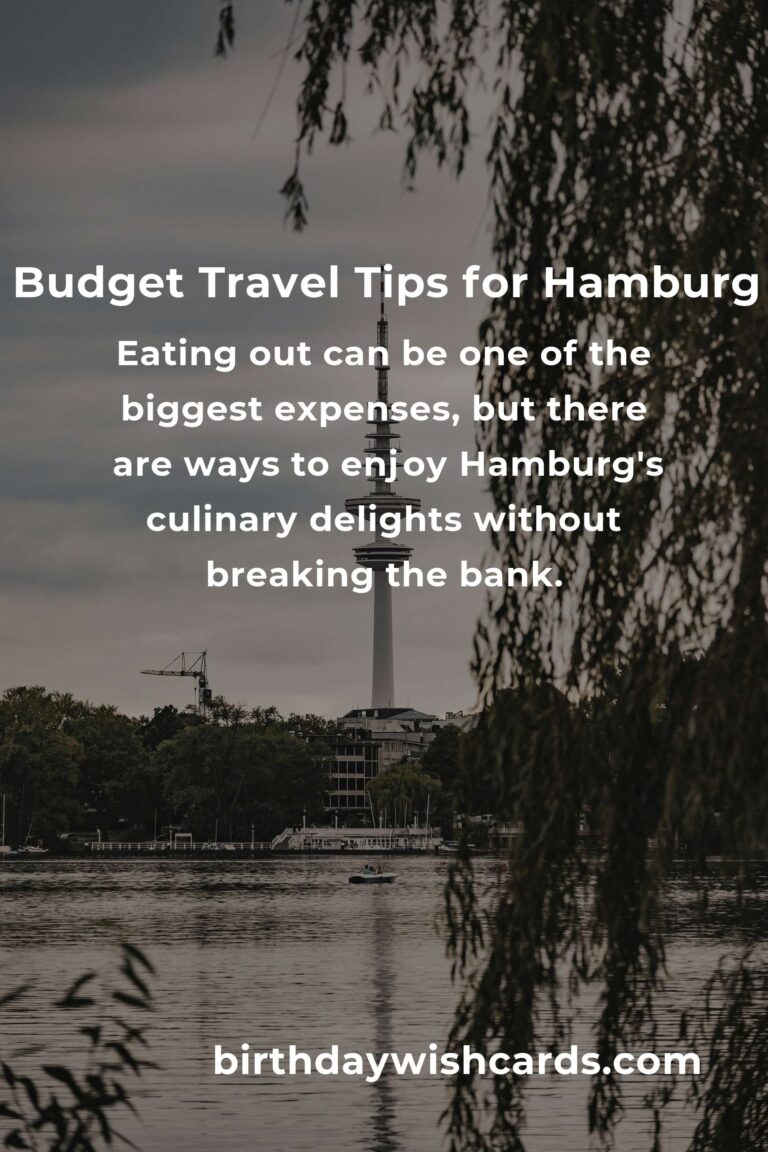 How to Save $1000 in Hamburg on a Tight Budget: Ultimate Guide