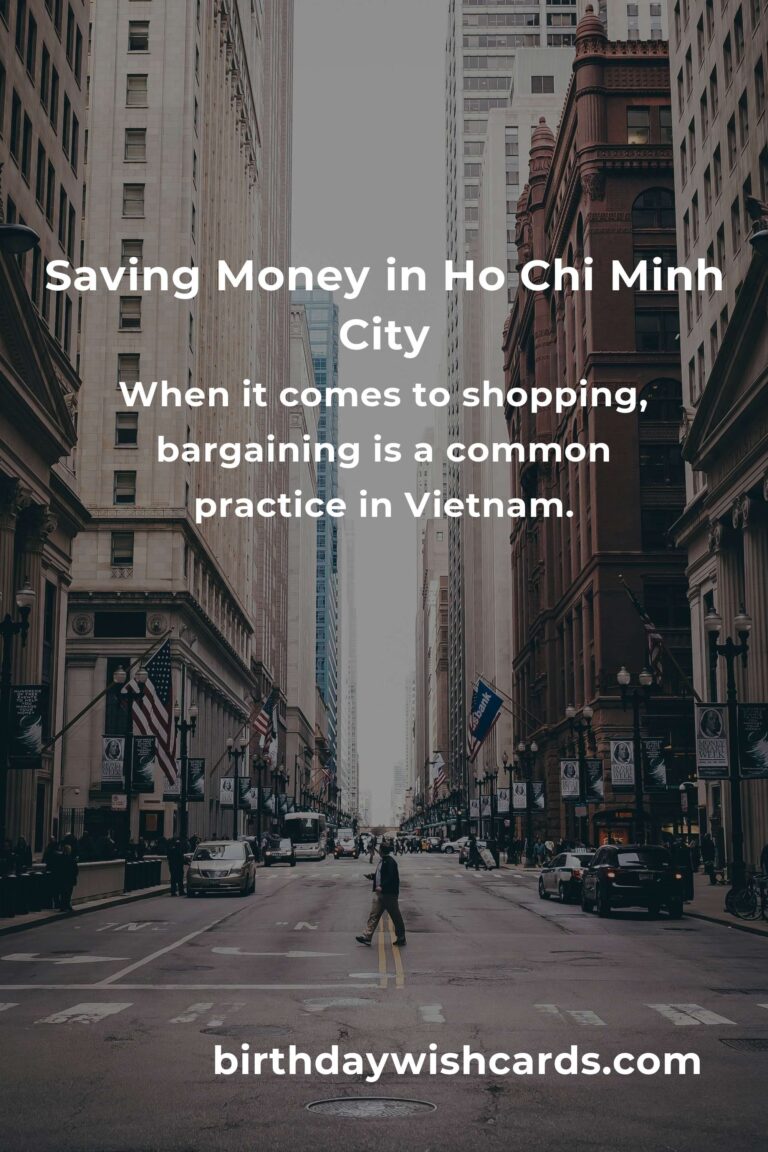 How to Save $1000 in Ho Chi Minh City on a Tight Budget