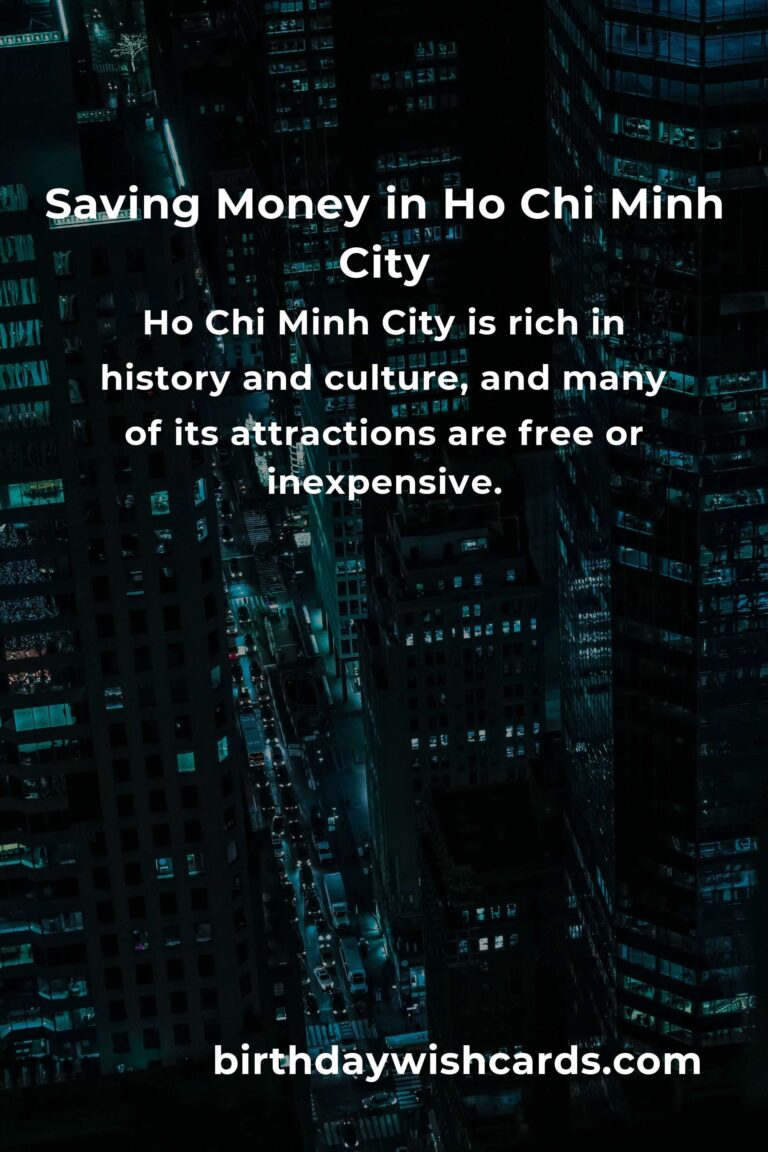How to Save $1000 in Ho Chi Minh City on a Tight Budget