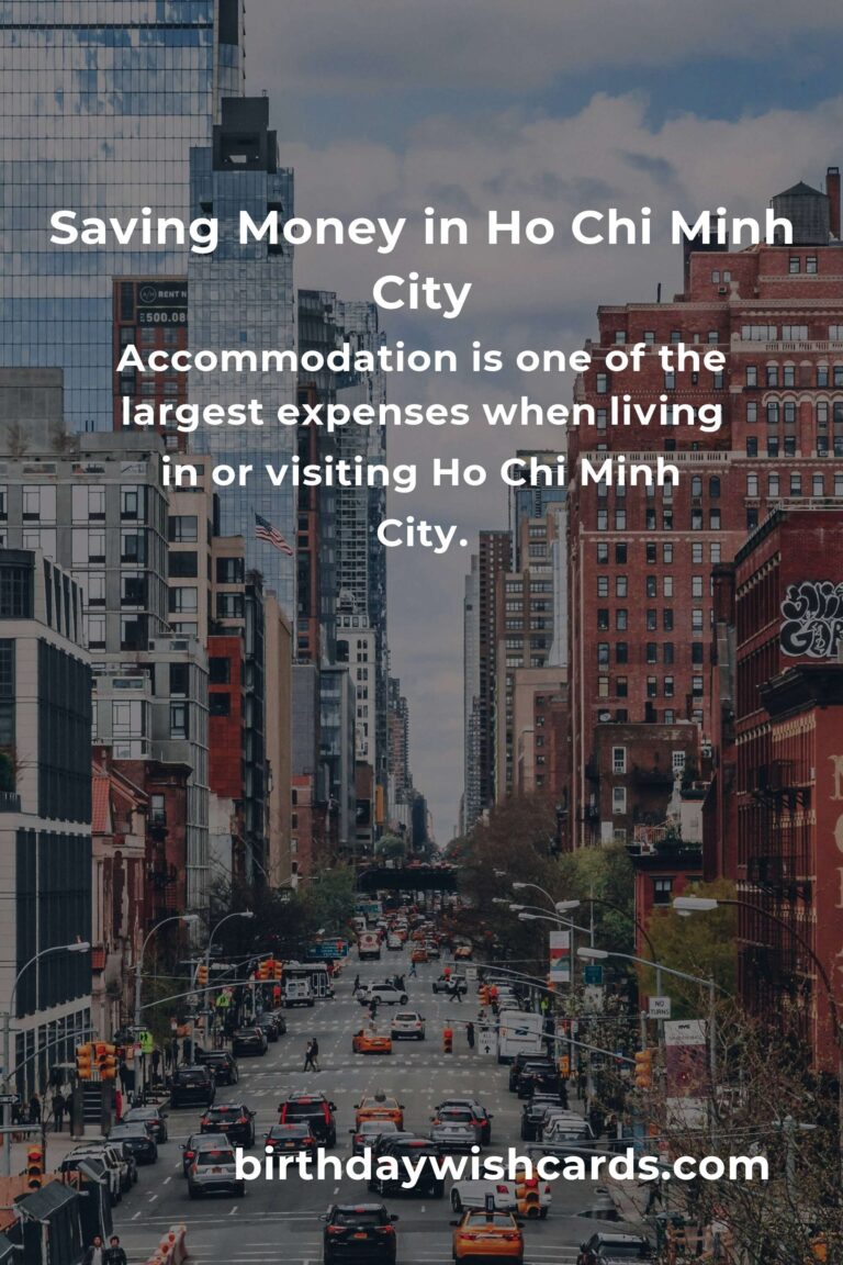 How to Save $1000 in Ho Chi Minh City on a Tight Budget