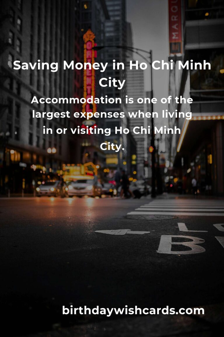 How to Save $1000 in Ho Chi Minh City on a Tight Budget