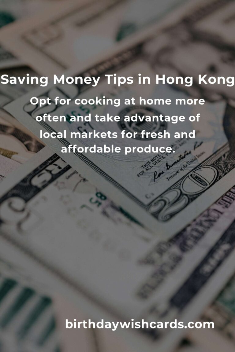 How to Save $1000 in Hong Kong on a Tight Budget