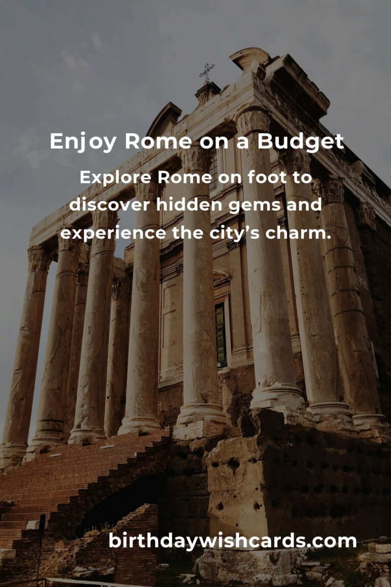 How to Save $1000 in Rome on a Tight Budget