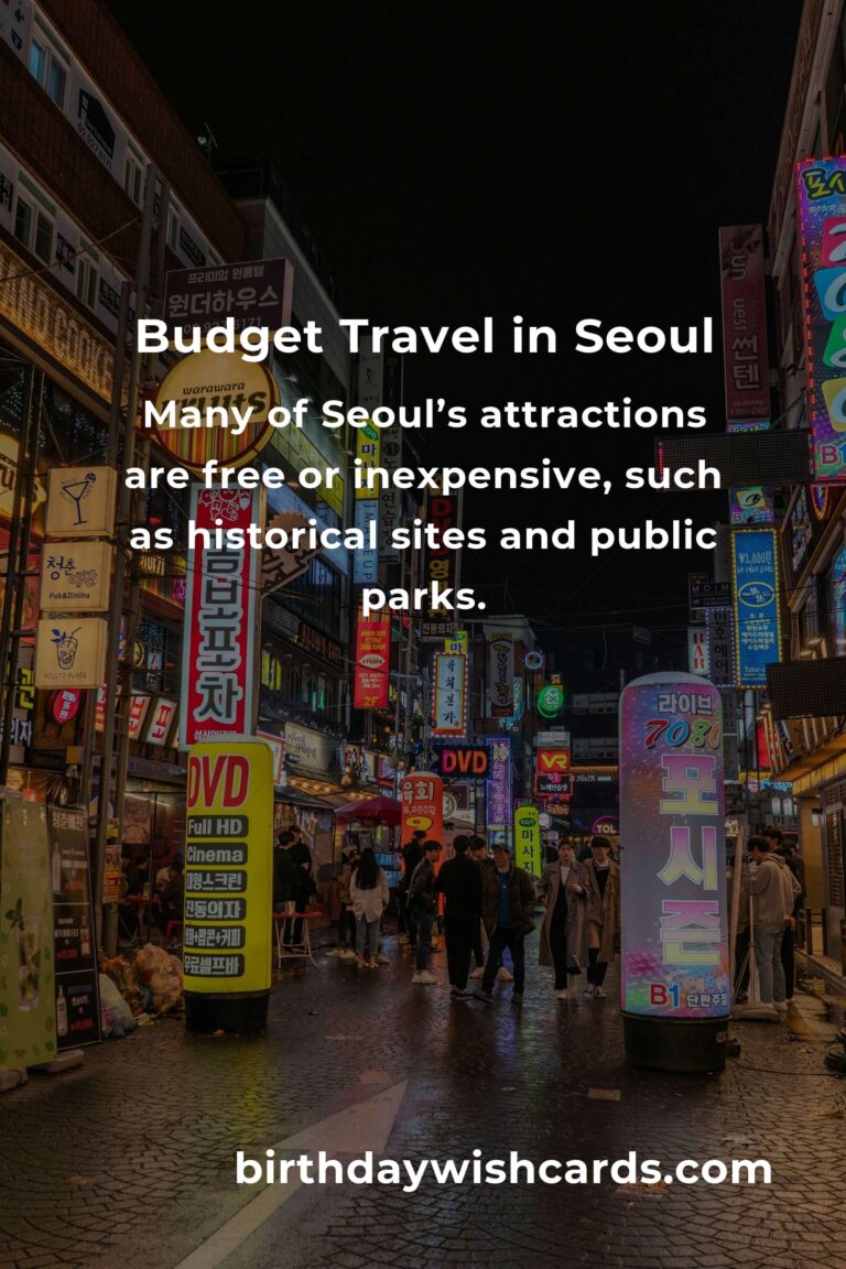 How to Save $1000 in Seoul on a Tight Budget