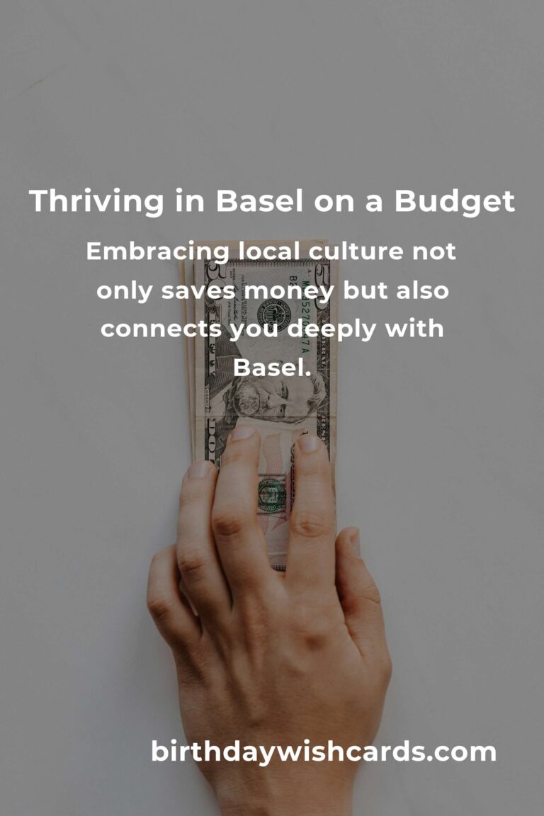 How to Save $2000 in Basel: A Heartfelt Guide for the Budget-Conscious