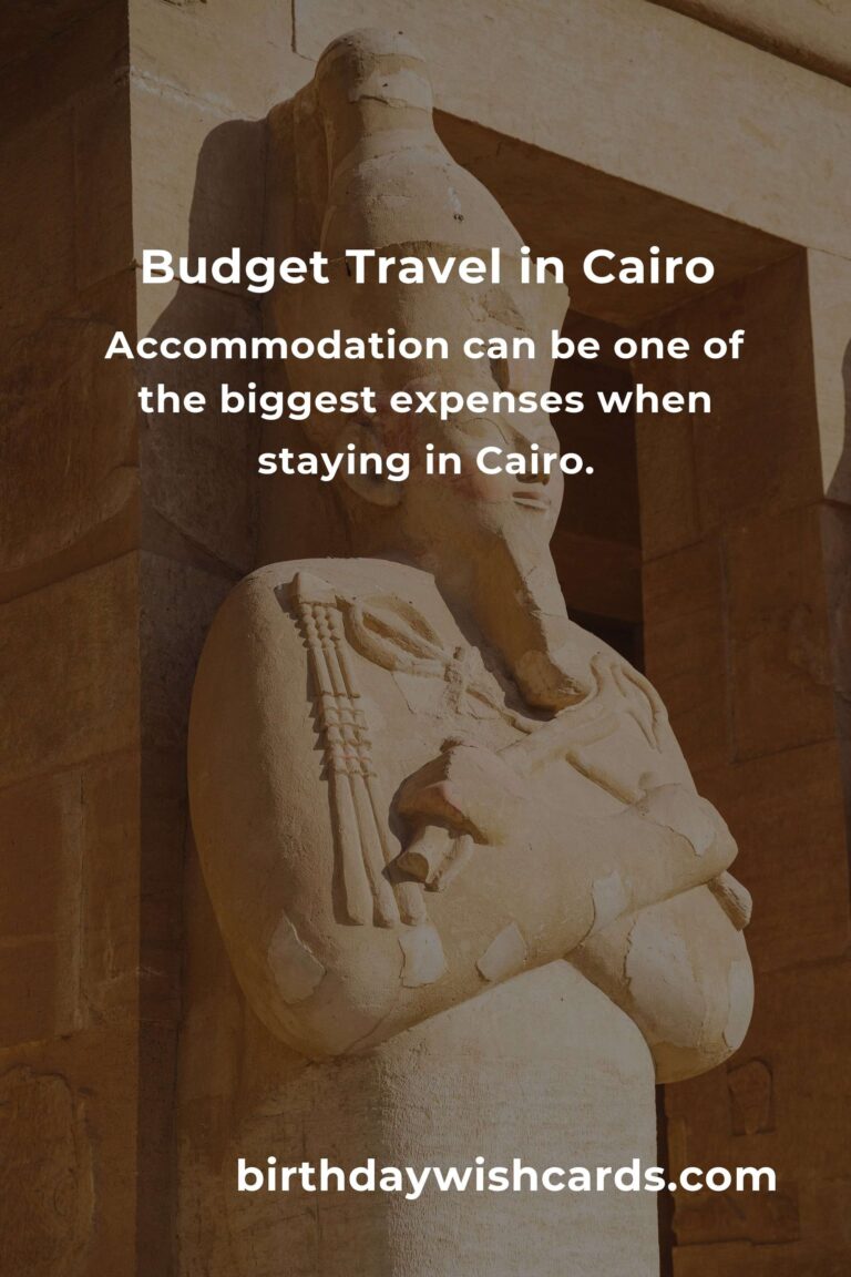 How to Save $2000 in Cairo on a Tight Budget