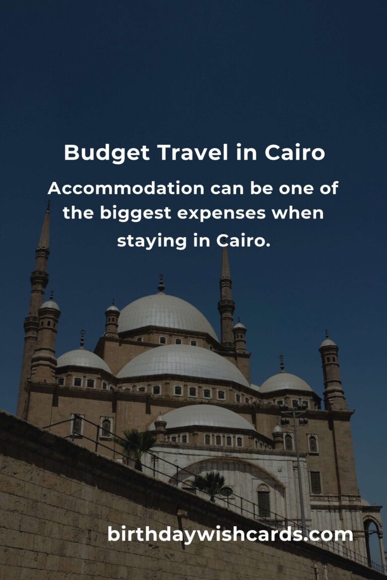 How to Save $2000 in Cairo on a Tight Budget