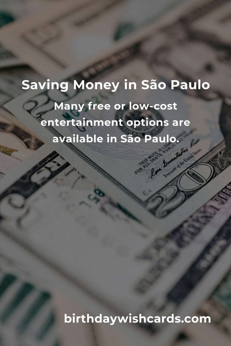 How to Save $2000 in São Paulo on a Tight Budget