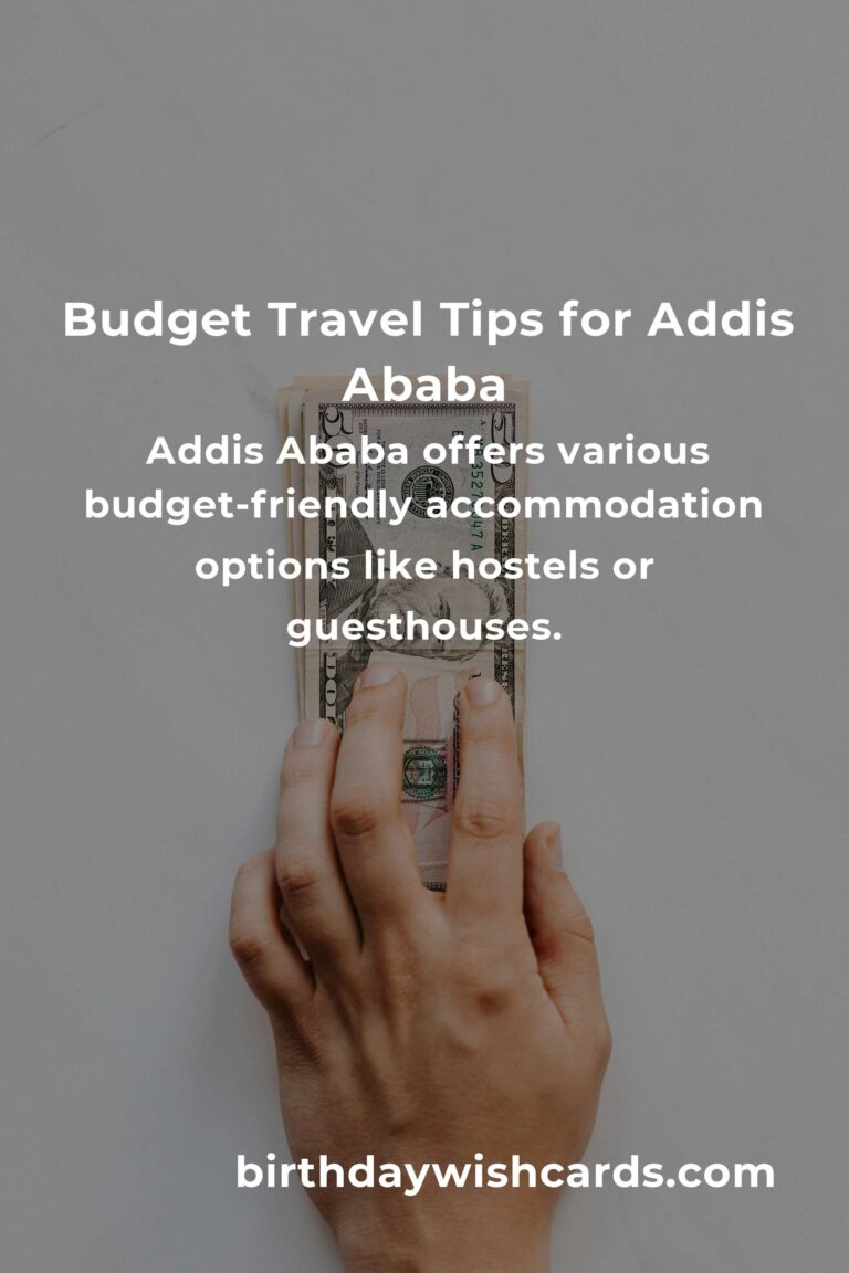 How to Save $500 in Addis Ababa on a Tight Budget