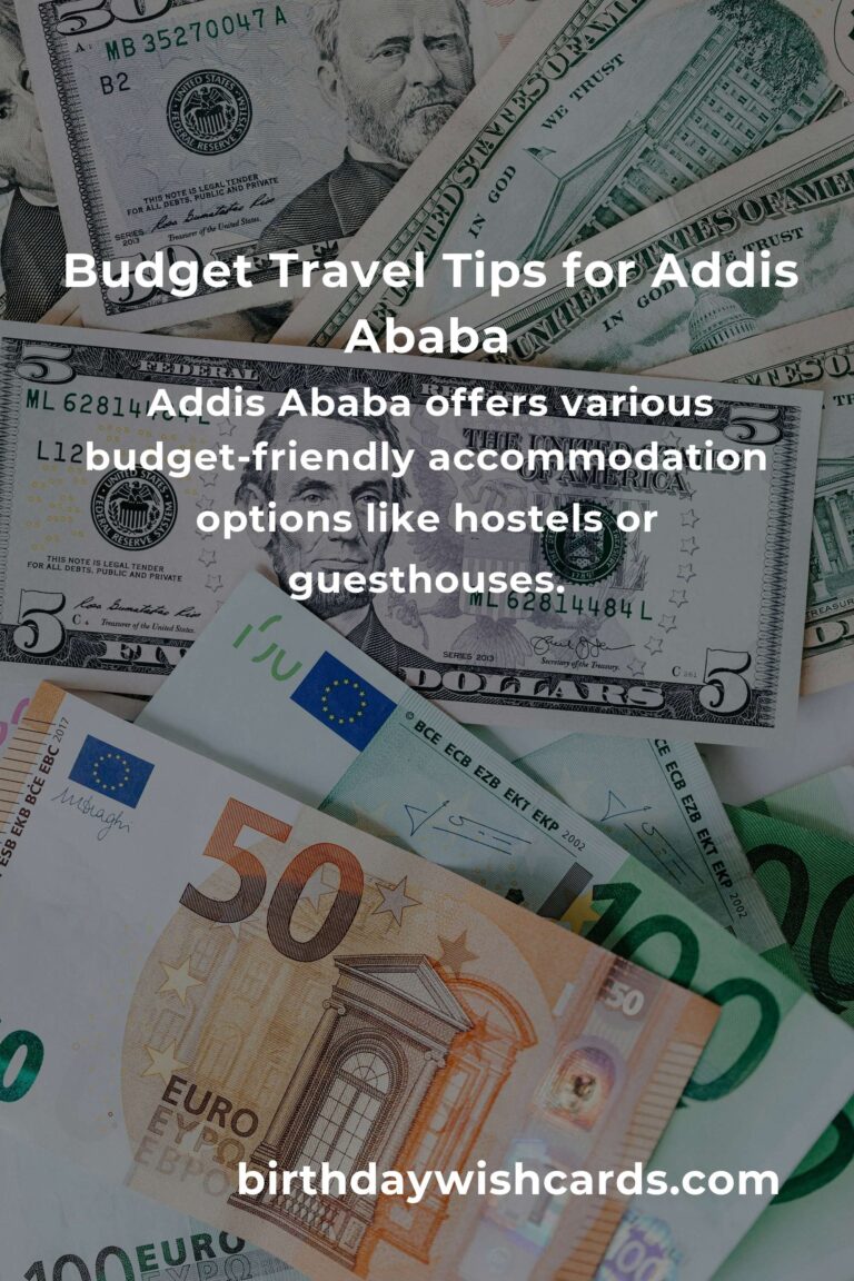 How to Save $500 in Addis Ababa on a Tight Budget