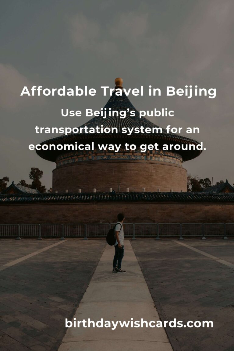 How to Save $500 in Beijing on a Tight Budget