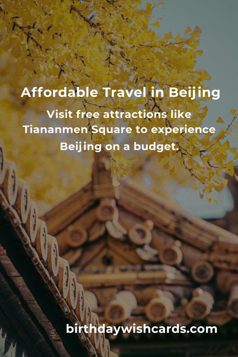 How to Save $500 in Beijing on a Tight Budget