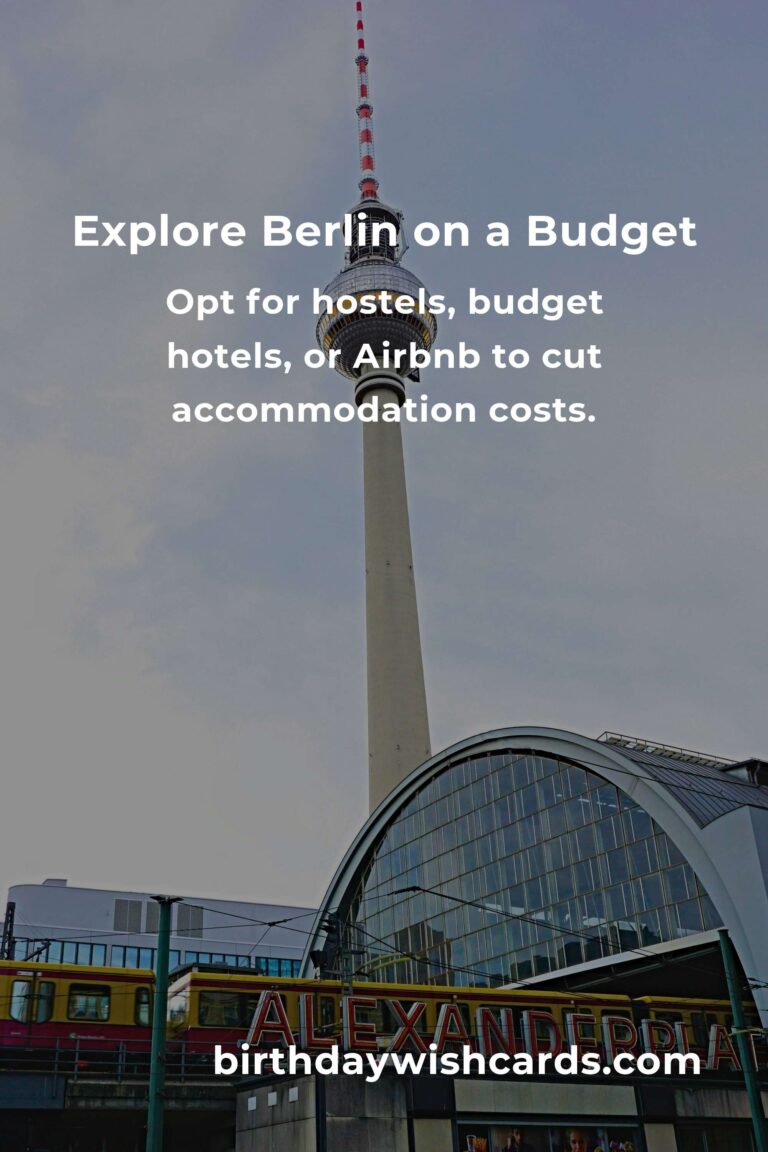 How to Save $500 in Berlin on a Tight Budget