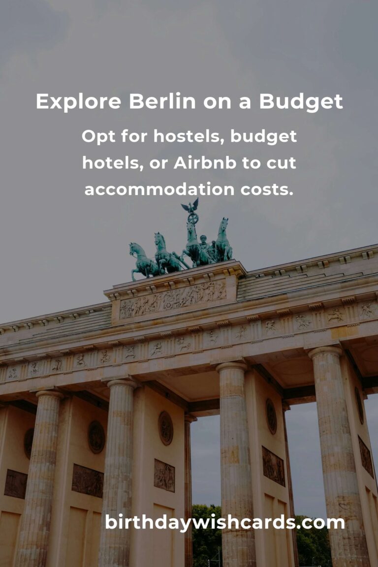 How to Save $500 in Berlin on a Tight Budget