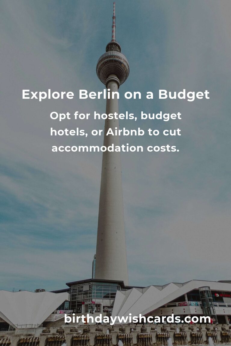 How to Save $500 in Berlin on a Tight Budget